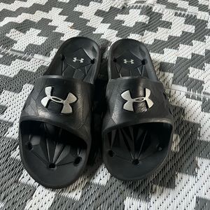 Under Armour slide on shoes!